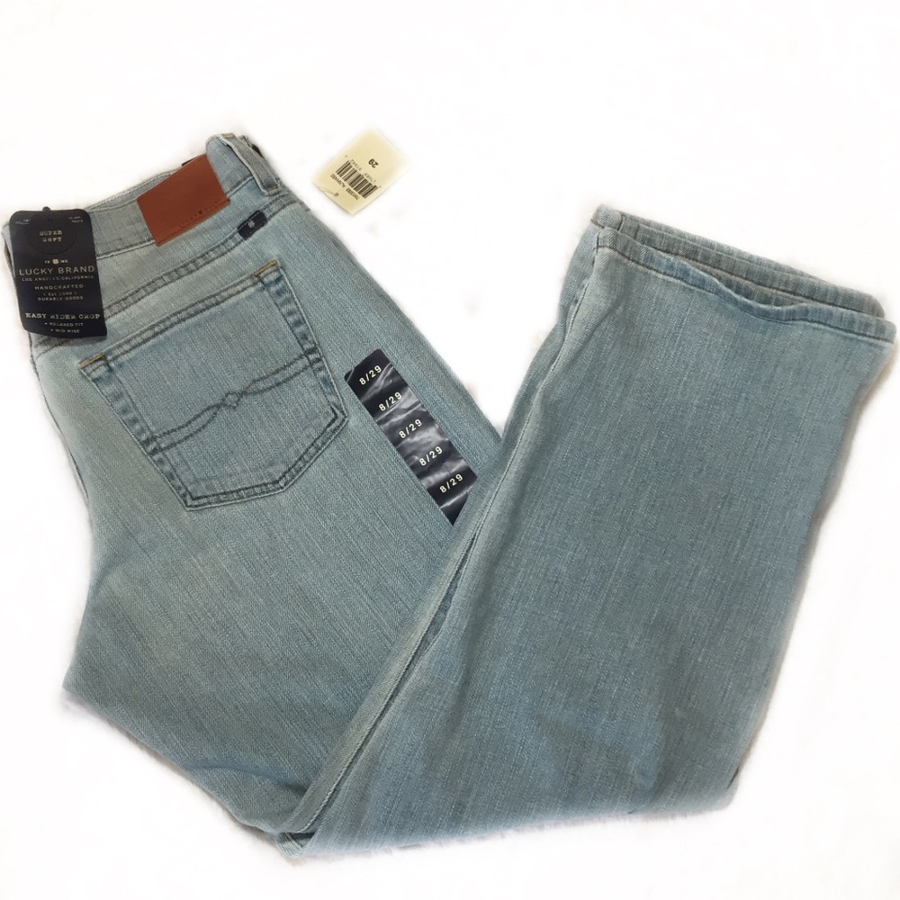 NWT Lucky Brand Easy Rider Crop
